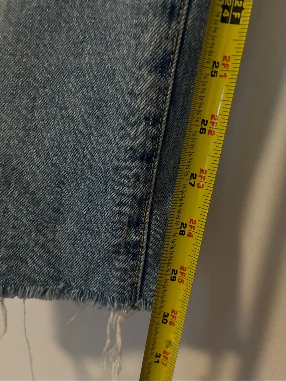 Pistola Cassie Raw Hem Light Wash Straight Leg Jeans